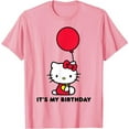 thumbnail image 1 of Hello Kitty Its My Birthday T-Shirt, Cute Tee For Men Women Cat Lovers, Light Pink Color, Size 2XL, 1 of 2