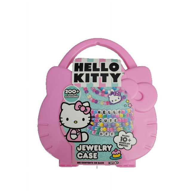 Hello Kitty Jewelry Making Kit & Case - Pink Kitty Case - For Children Ages 6 And Up