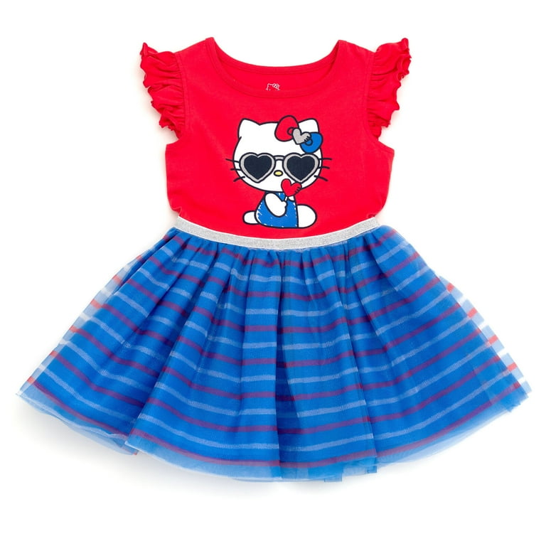 Hello Kitty July 4th Americana Tulle Dress, Toddler to Big Kid, 4T - Walmart.com Hello Kitty July 4th Americana Tulle Dress, Toddler to Big Kid, 4T - Walmart.com