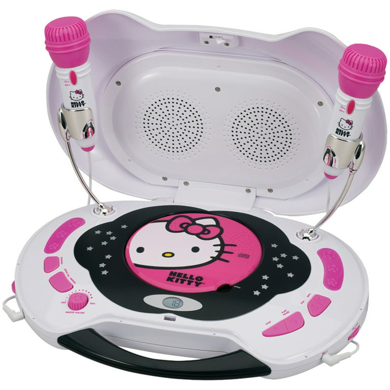 Hello Kitty KT2003B CD Karaoke System/CD Player