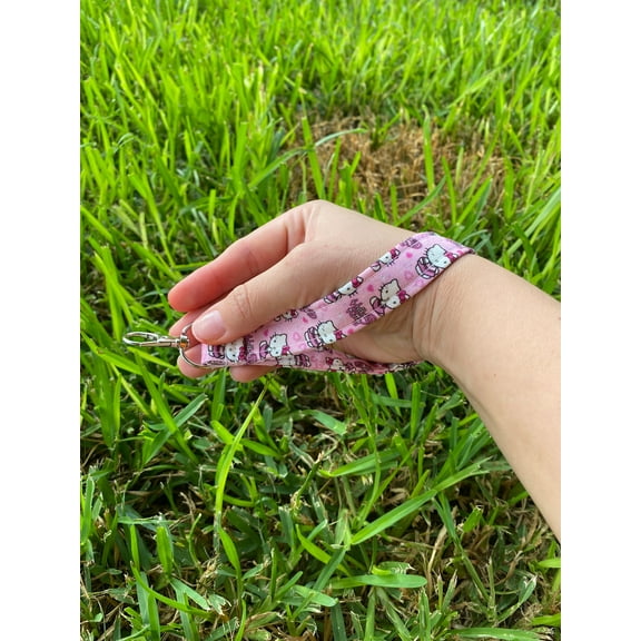 Hello Kitty Key Fob wristlet keychain