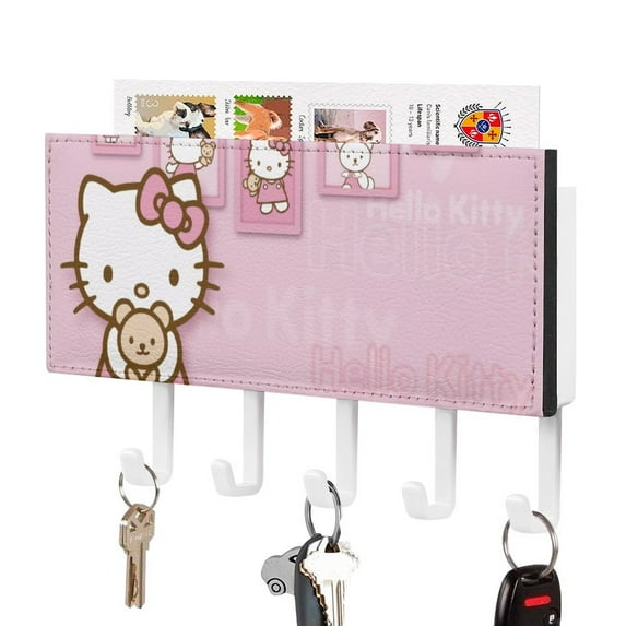 Hello Kitty Key Holder for Wall: Easy Installation Mail Organizer Wall ...
