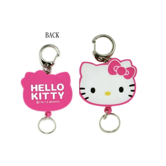 Hello Kitty Keychain - Hello Kitty Zip Pull And Auto Return Keychain