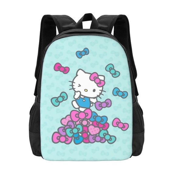 Hello Kitty Backpack Bookbag Casual Daypack Travel Backpacks for Work Hiking Camping