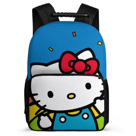 Hello Kitty Backpack Bookbag Casual Daypack Travel Backpacks for Work Hiking Camping