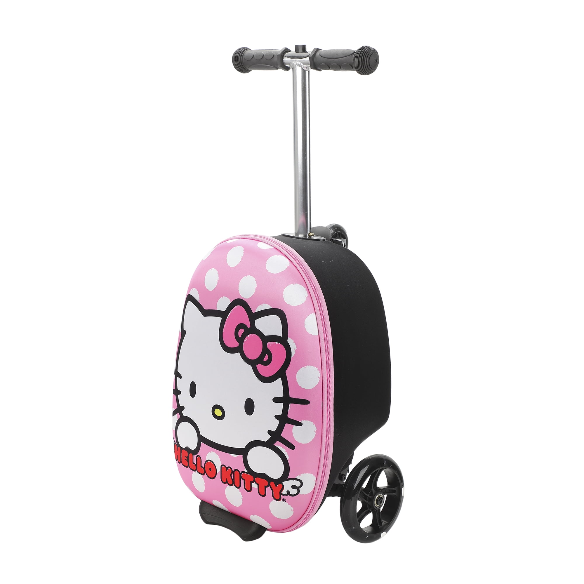 Hello Kitty Kid's 2-in-1 18" Suitcase and Scooter Luggage