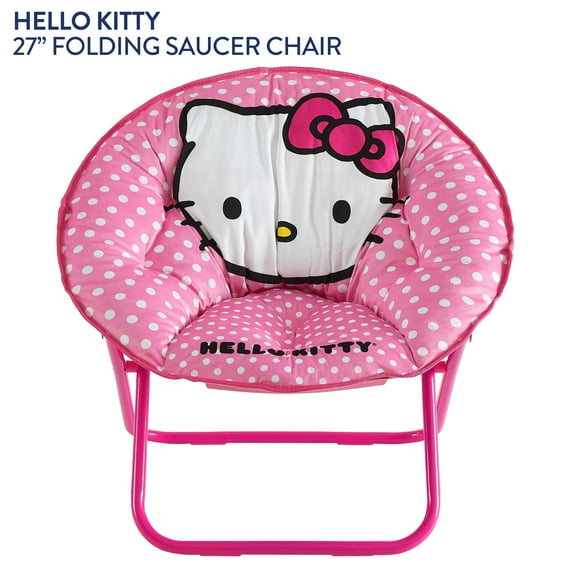 Hello Kitty Kids 27" Saucer Chair