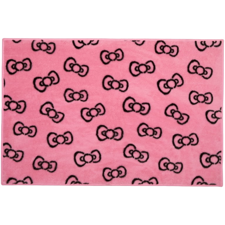 Hello Kitty Kids Faux Fur Accent Rug, 30 x 46, Pink - Walmart.com