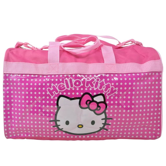 Hello Kitty Kids Foldable Travel Duffel Bag, Pink