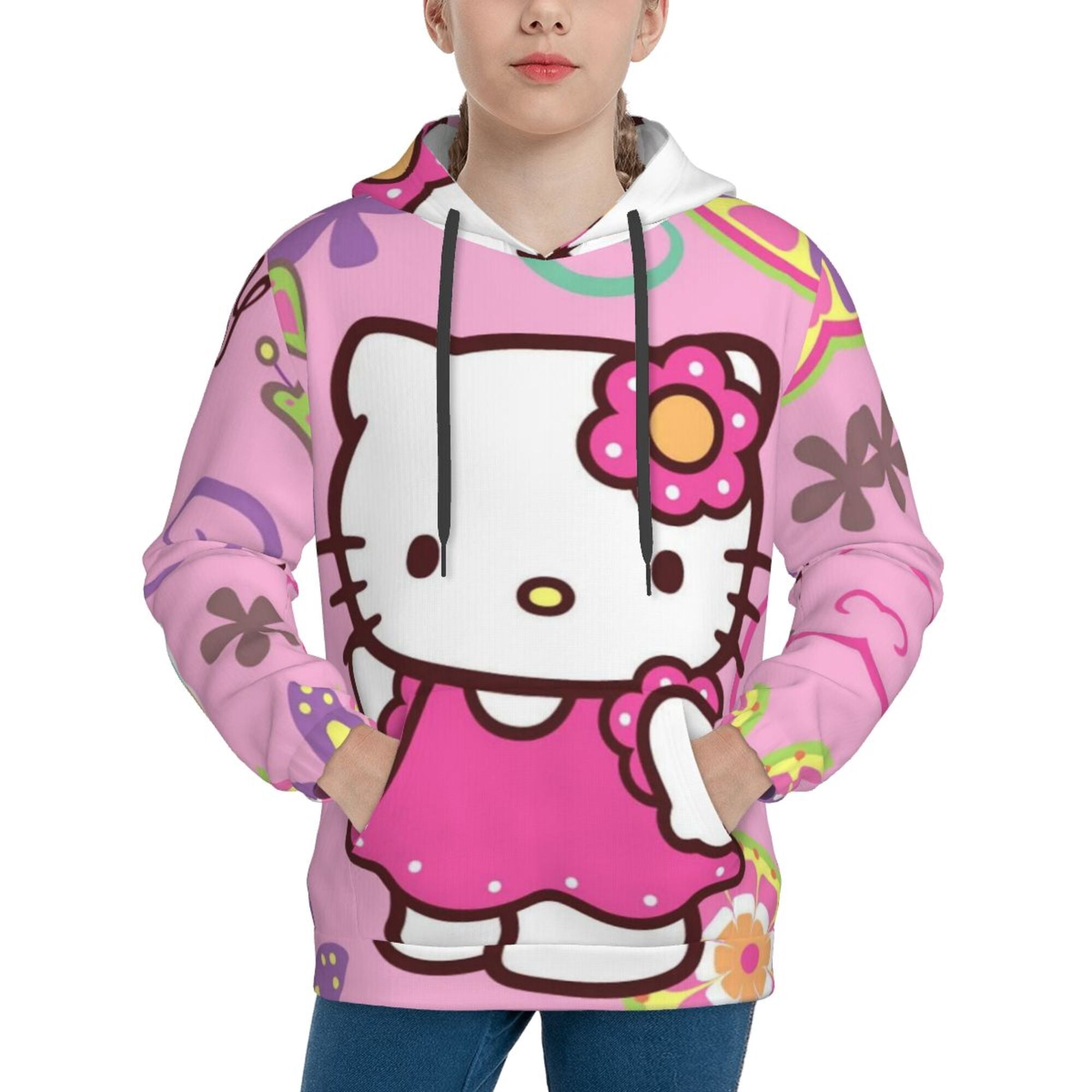 Hello Kitty Print Hoodie