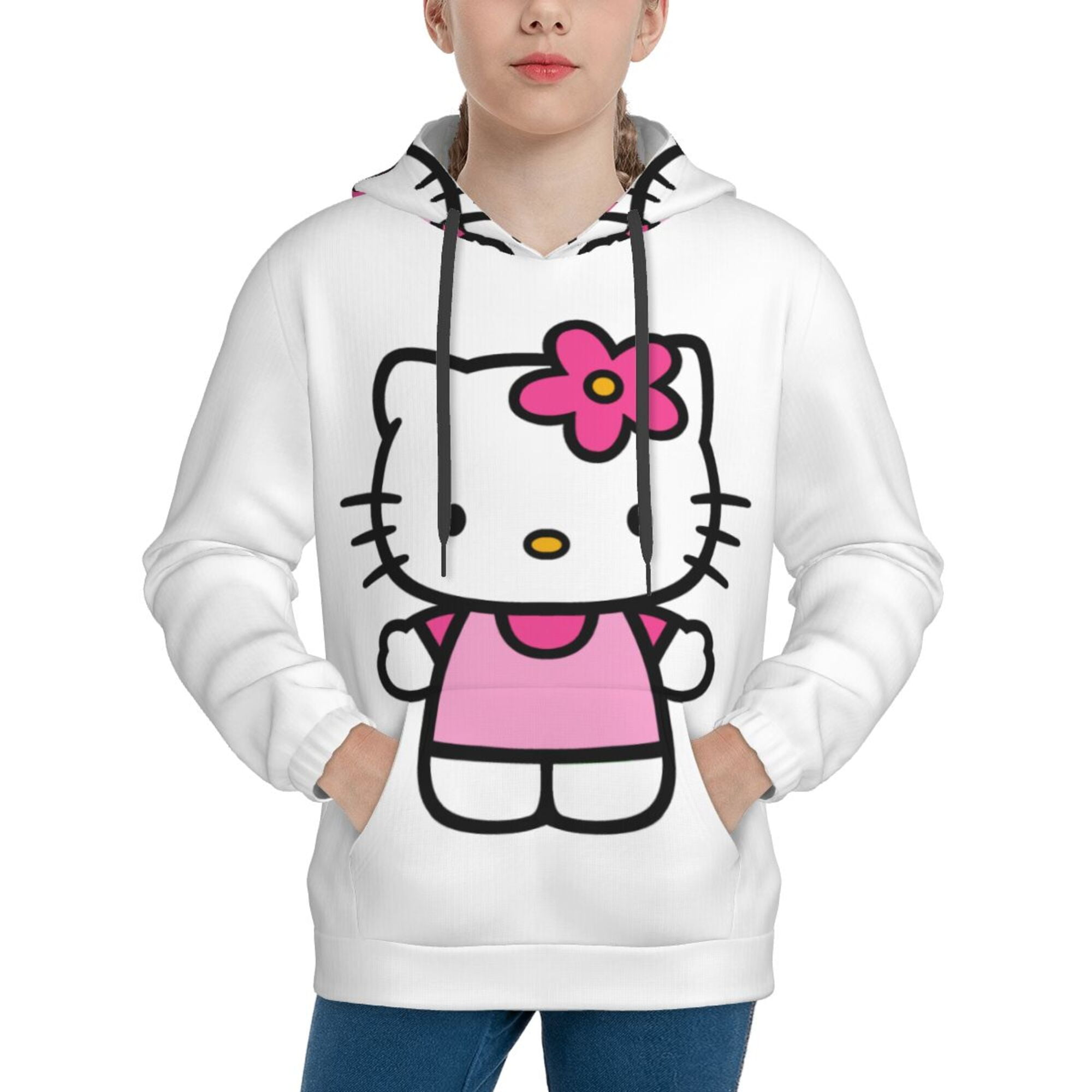 Hello Kitty Kids' Hoodie 3d Print Sweatshirt Soft Pullover Hooded With ...