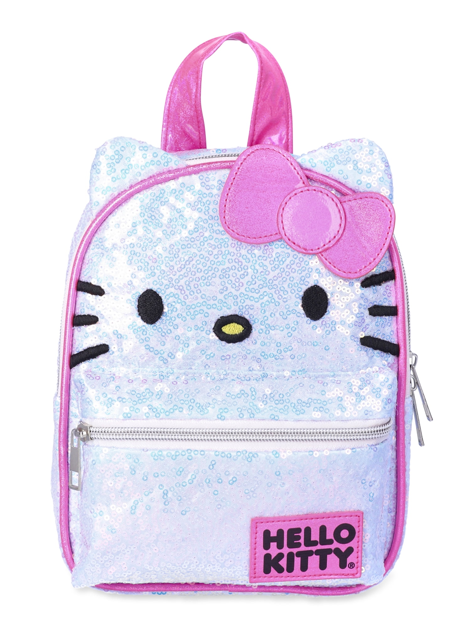 hello kitty bon voyage dome mini backpack Kawaii Bag for Toddler Girls - Kids' School Travel Bag - Girl's Fashion Accessory (Black/Red) Dazzling details Sanrio Hello Kitty & Friends