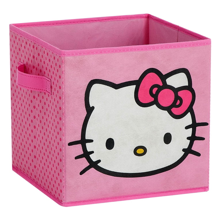 Hello Kitty 収納ボックス ピンク　7 Sanrio Hello Kitty Kids Storage Cube - Walmart.com