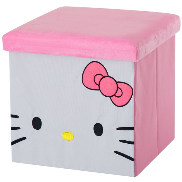 Hello Kitty Ottoman | Plastic storage bins for home - Walmart