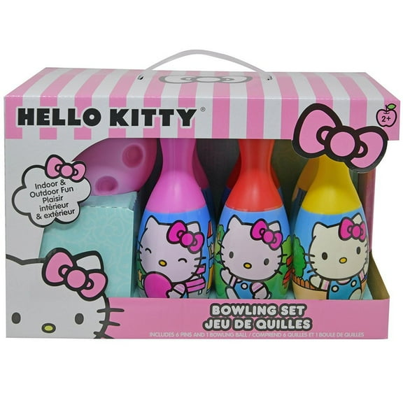 Hello Kitty Kids Toy Sports Equipment with Hello Kitty Sticker, 12" x 6" x 7.75"