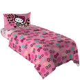 thumbnail image 1 of Hello Kitty Kids 3 Piece Pink Sheet Set, Twin, 1 of 8