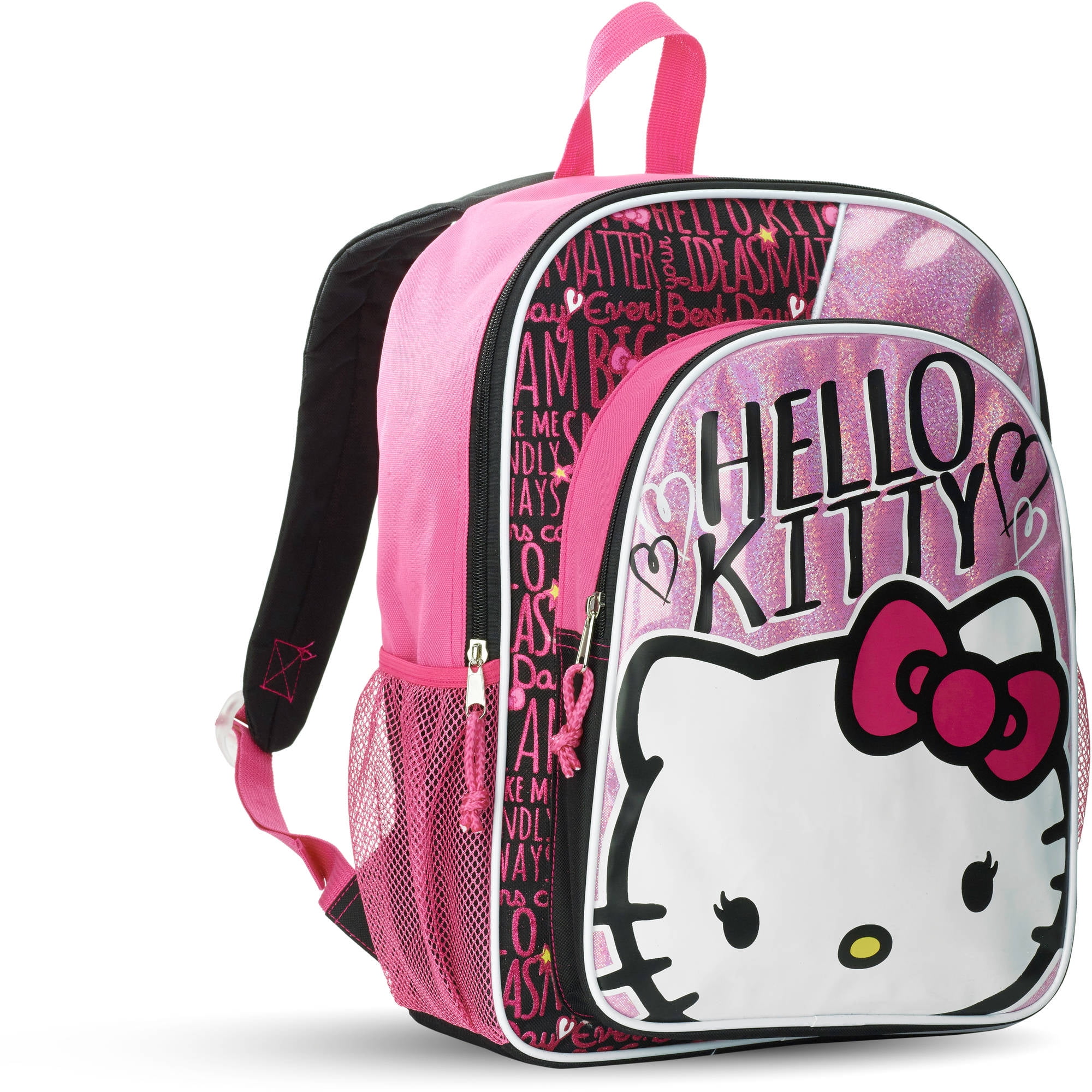 Hello Kitty Backpack and Lunch Box Set for Kids Boys Girls - 5 PC 16 Kitty Backpack, Lunch Bag, Water Bottle, and More