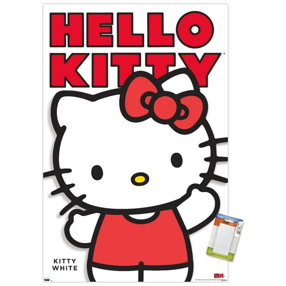 Hello Kitty - Kitty White Feature Series Wall Poster, 14.725" x 22.375"