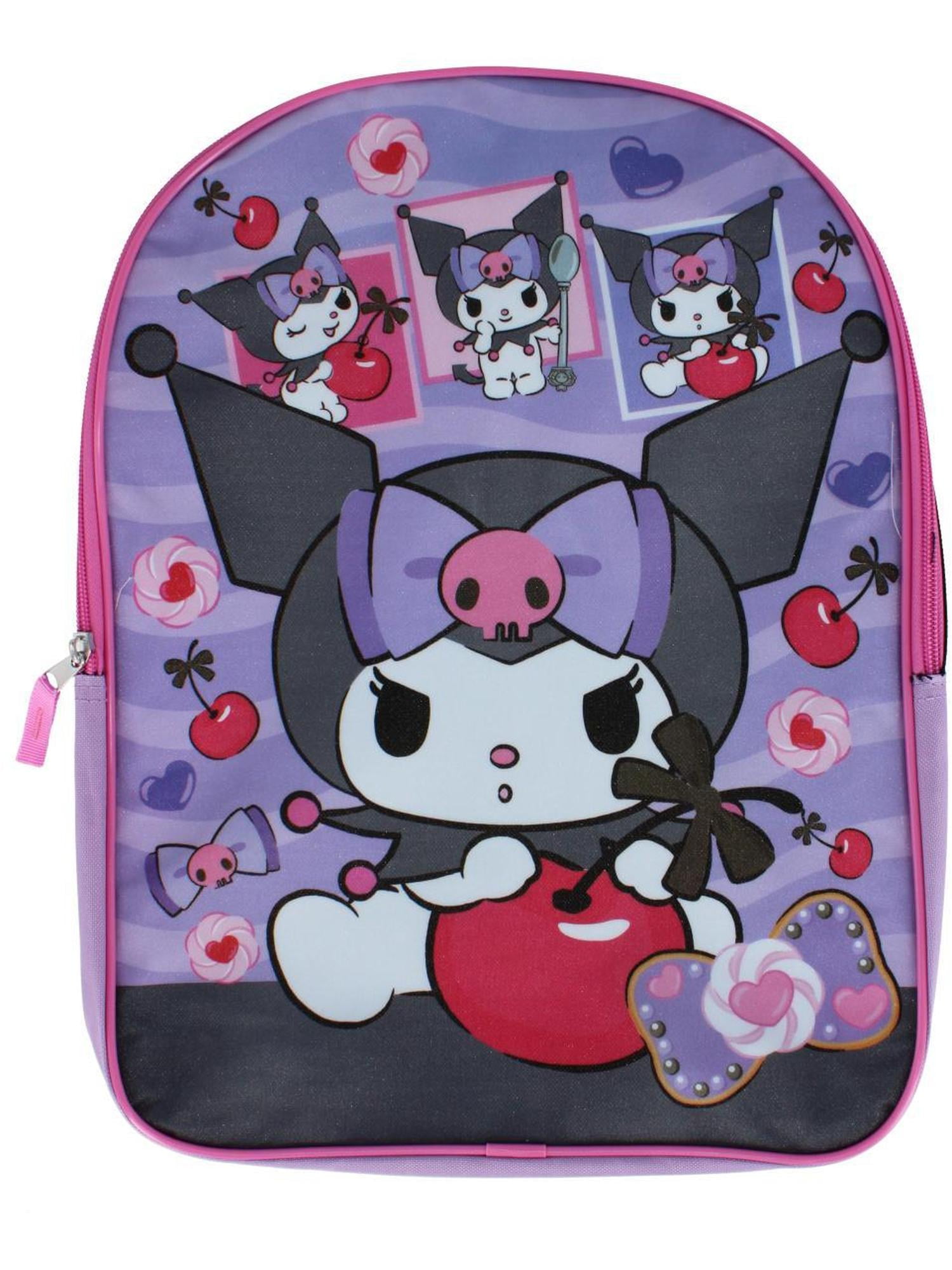 UPD Hello Kitty Kuromi 15" Purple School Backpack for Girls