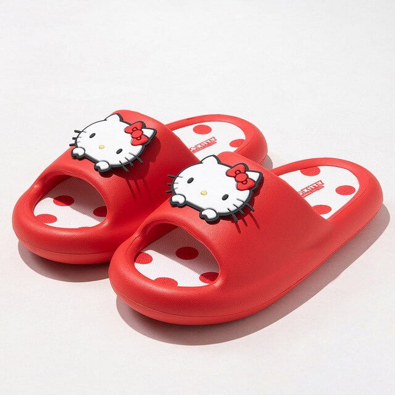 Hello Kitty Kuromi Bathroom Slippers Kawaii Sanrio Flip Flops Home ...