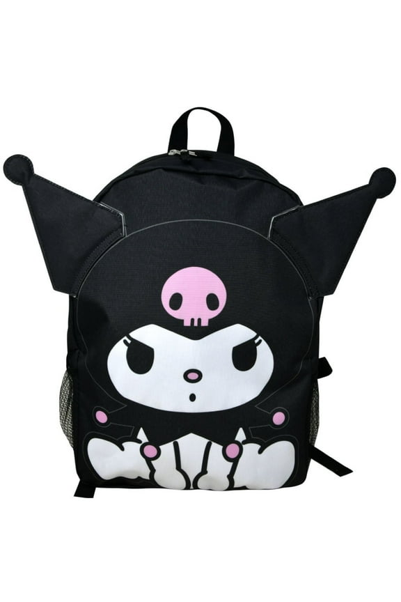 Kuromi Front Body 16" Backpack with ears