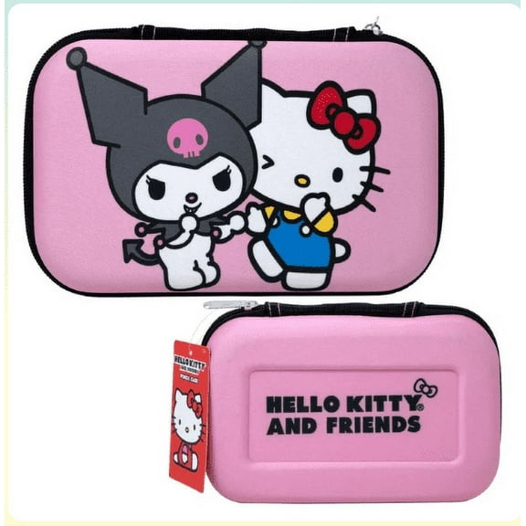 Hello Kitty & Kuromi Molded Pencil Case .