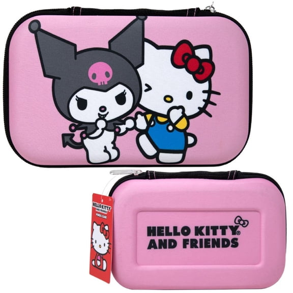 Hello Kitty & Kuromi Molded Pencil Case