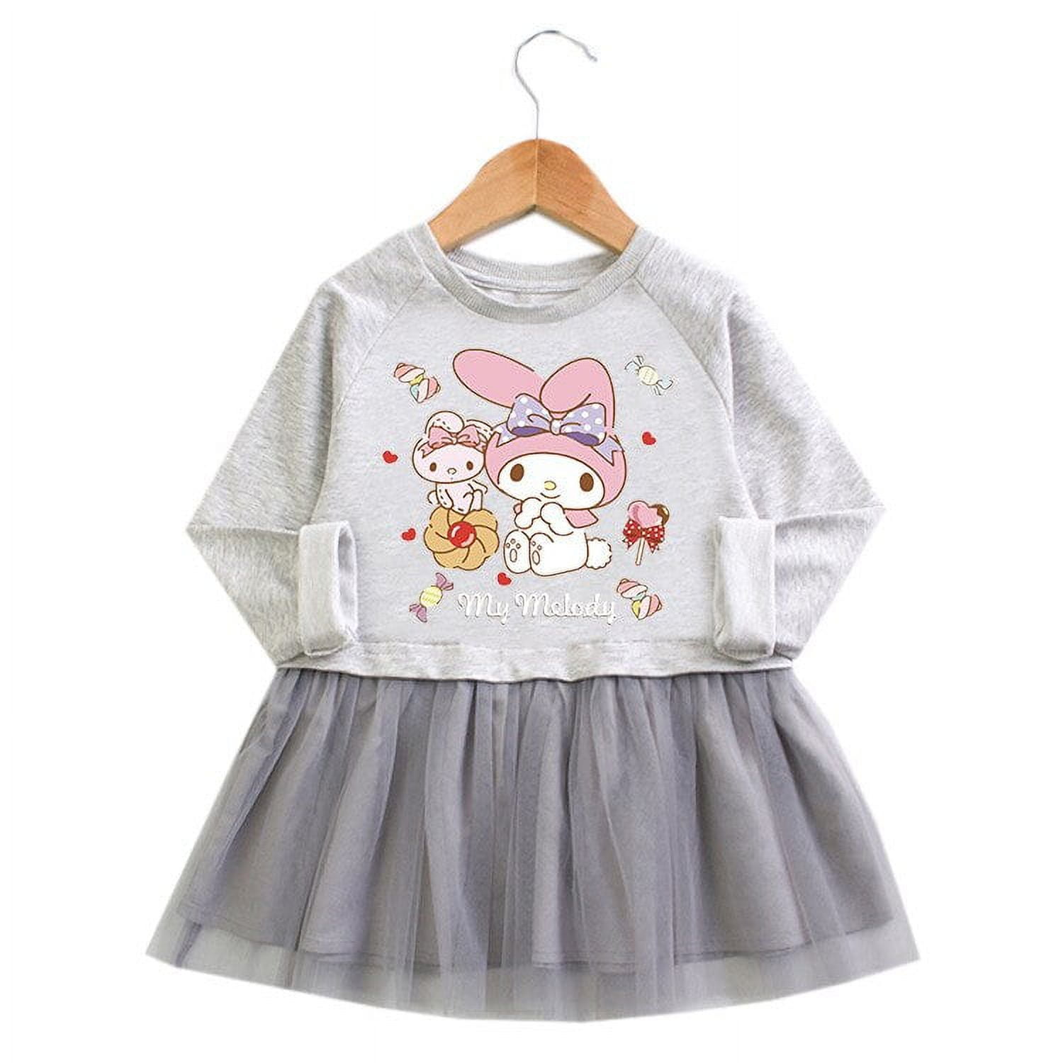 Hello Kitty Kuromi My Melody Clothing for Girls Baby Dresses Kawaii ...