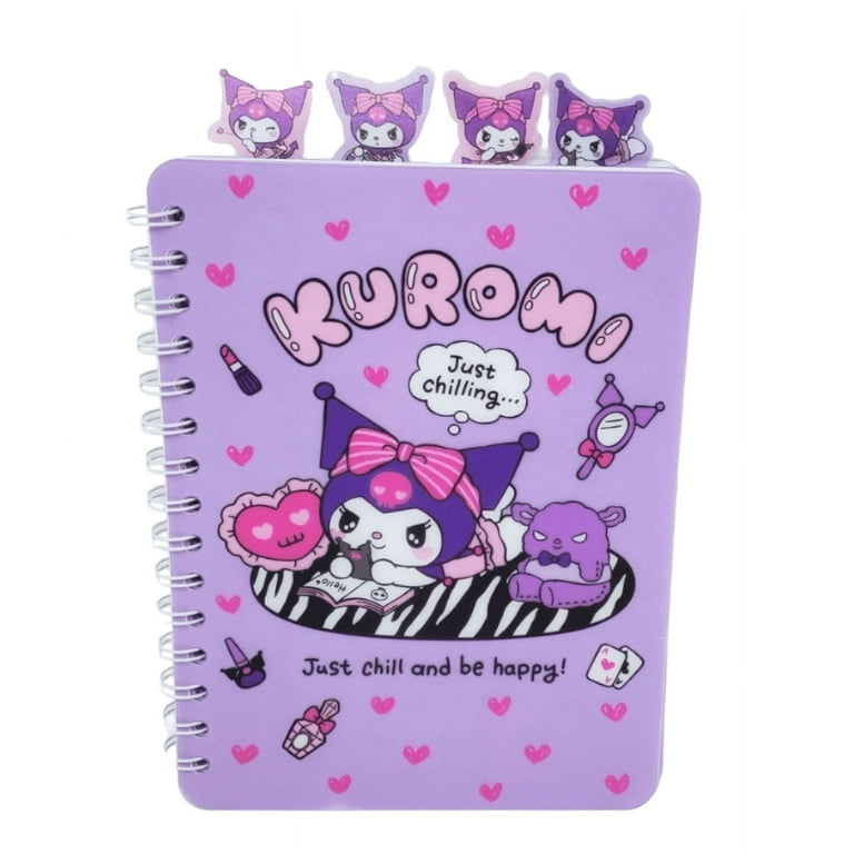 Kuromi Spiral Bound Notebook Journal Diary Gift for Fans My Melody and  Kuromi Profile