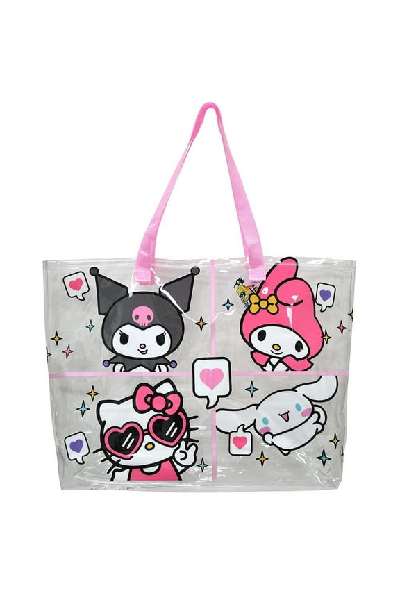 Kuromi Transparent Beach Tote Bag(No California)