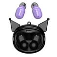thumbnail image 1 of Hello Kitty Kuromi Wireless Bluetooth Earbuds with Rotating Charging Case | Built-in Mic, Hands-Free Calling, Purple and Black Design for Kids & Fans | Flip Face Feature, 1 of 7