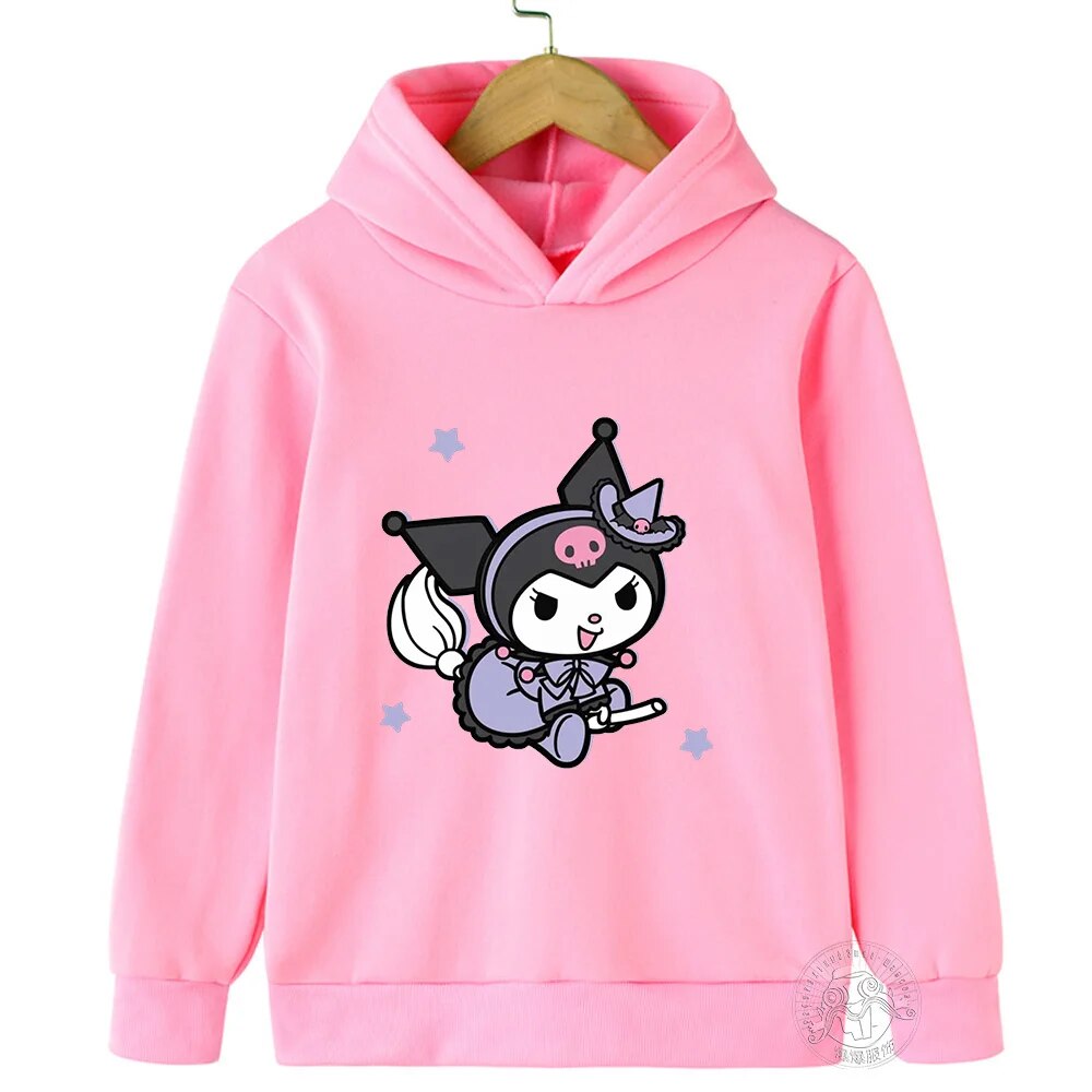 Hello Kitty Kuromi cartoon boys and girls 3-14 years old kawaii street ...