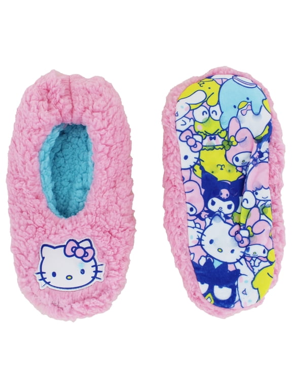 Hello Kitty Ladies Printed Sole Mushie Slipper Socks