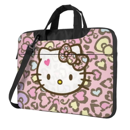 Hello Kitty Laptop Bag, 13 inch Computer Bag Messenger Shoulder Bag Carrying Case for Laptop or Tablet