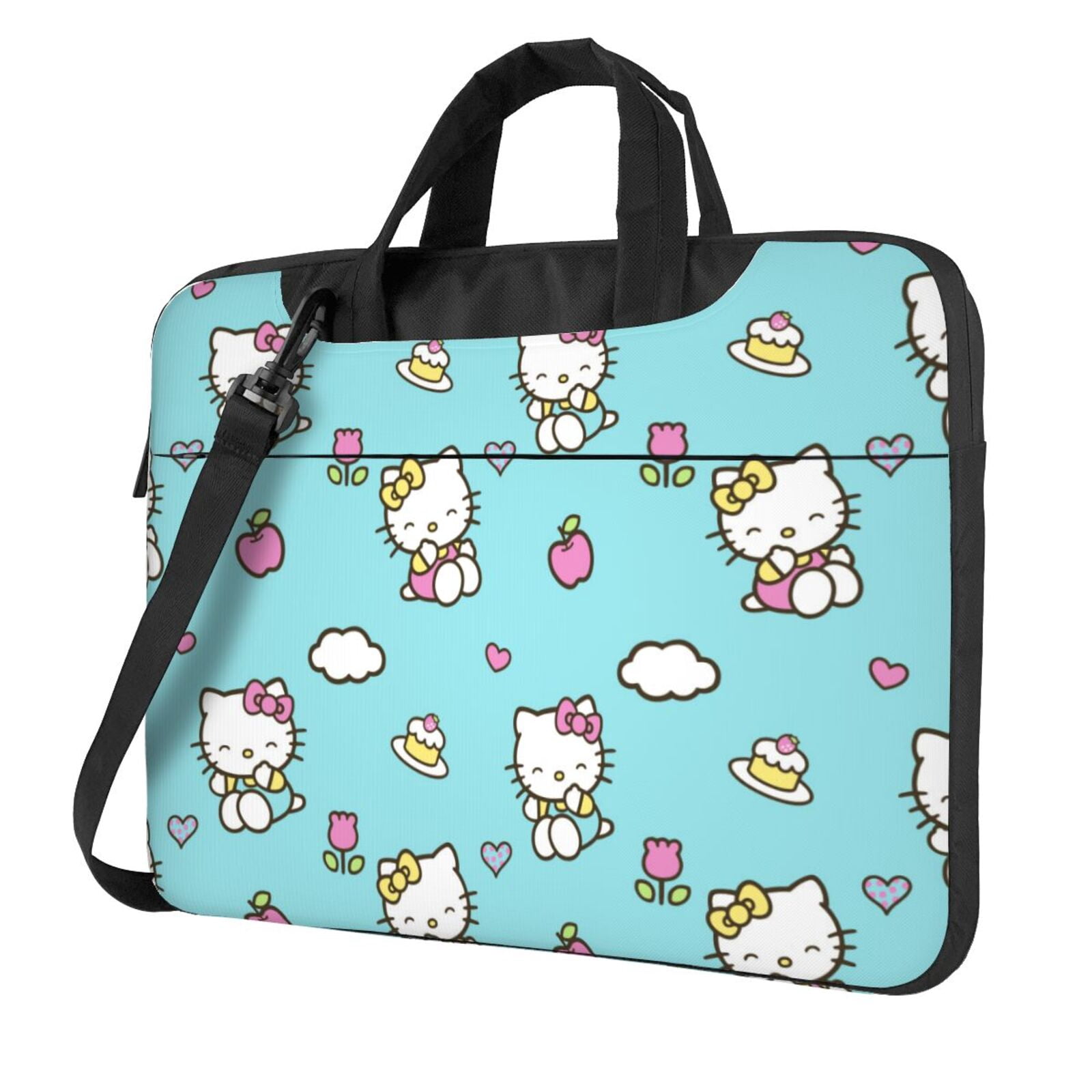 Hello Kitty Laptop Bag, 14 inch Computer Bag Messenger Shoulder Bag ...