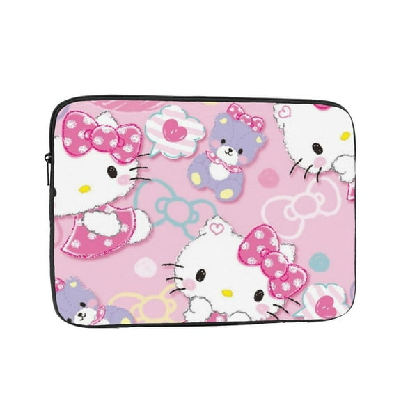 Hello Kitty Laptop Case Sleeve, 12 inch Laptop Sleeve Bag Durable Shockproof Protective Computer Carrying Cover