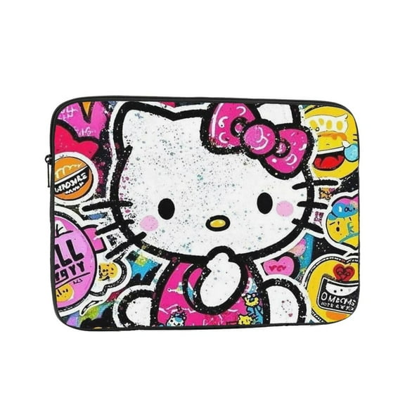 Hello Kitty Laptop Case Sleeve, 12 inch Laptop Sleeve Bag Durable Shockproof Protective Computer Carrying Cover