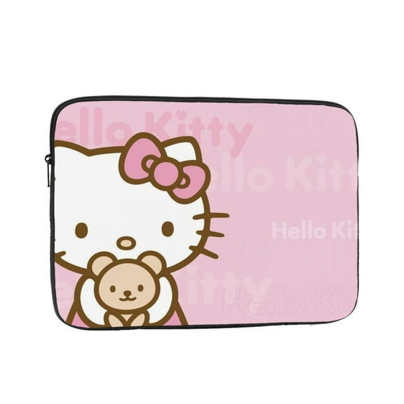 Hello Kitty Laptop Case Sleeve, 12 inch Laptop Sleeve Bag Durable Shockproof Protective Computer Carrying Cover