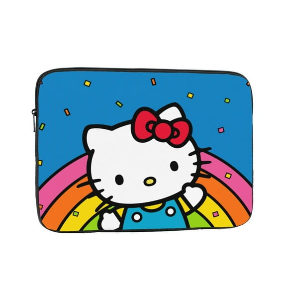 Hello Kitty Laptop Case Sleeve, 15 inch Laptop Sleeve Bag Durable Shockproof Protective Computer Carrying Cover