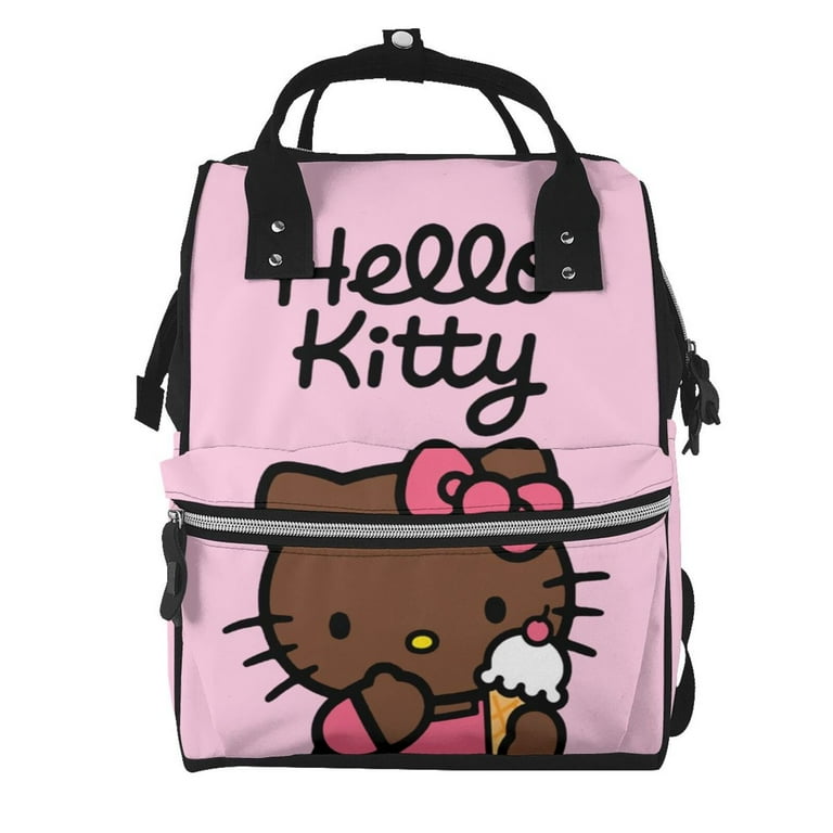Hello Kitty Large Capacity Multi pocket Diaper Bag Cute Cartoon Multifunctional Travel Mummy Backpack
