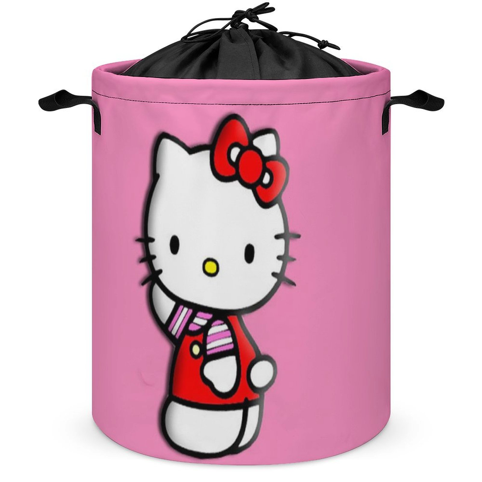 ONOEV Foldable Round Laundry Basket With Handle - Waterproof Shark Design For Toys & Clothes - View #9
