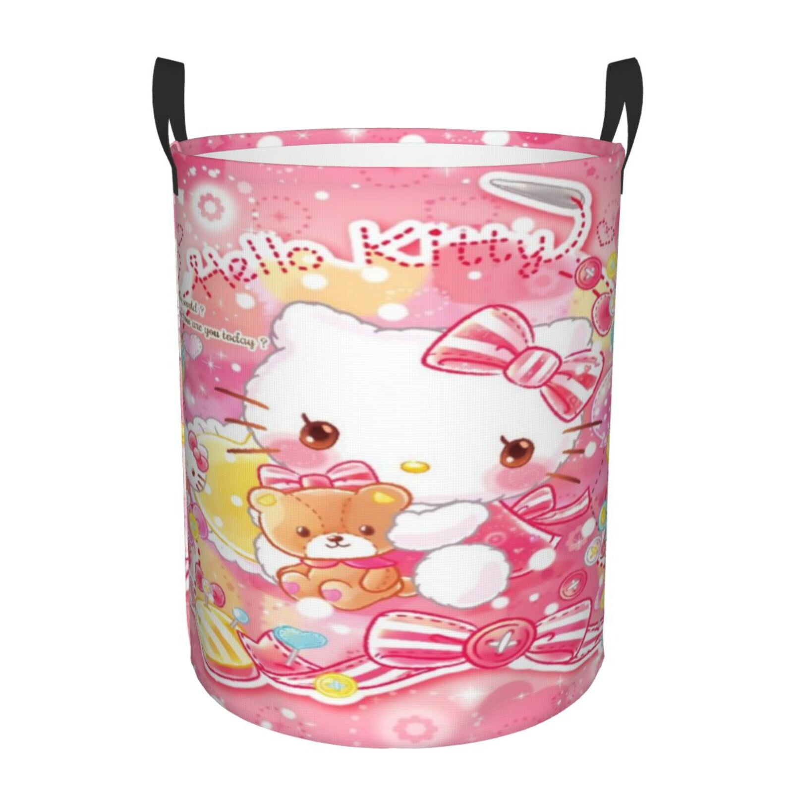Hello Kitty Laundry Hamper Laundrys Basket Waterproof Durable Portable