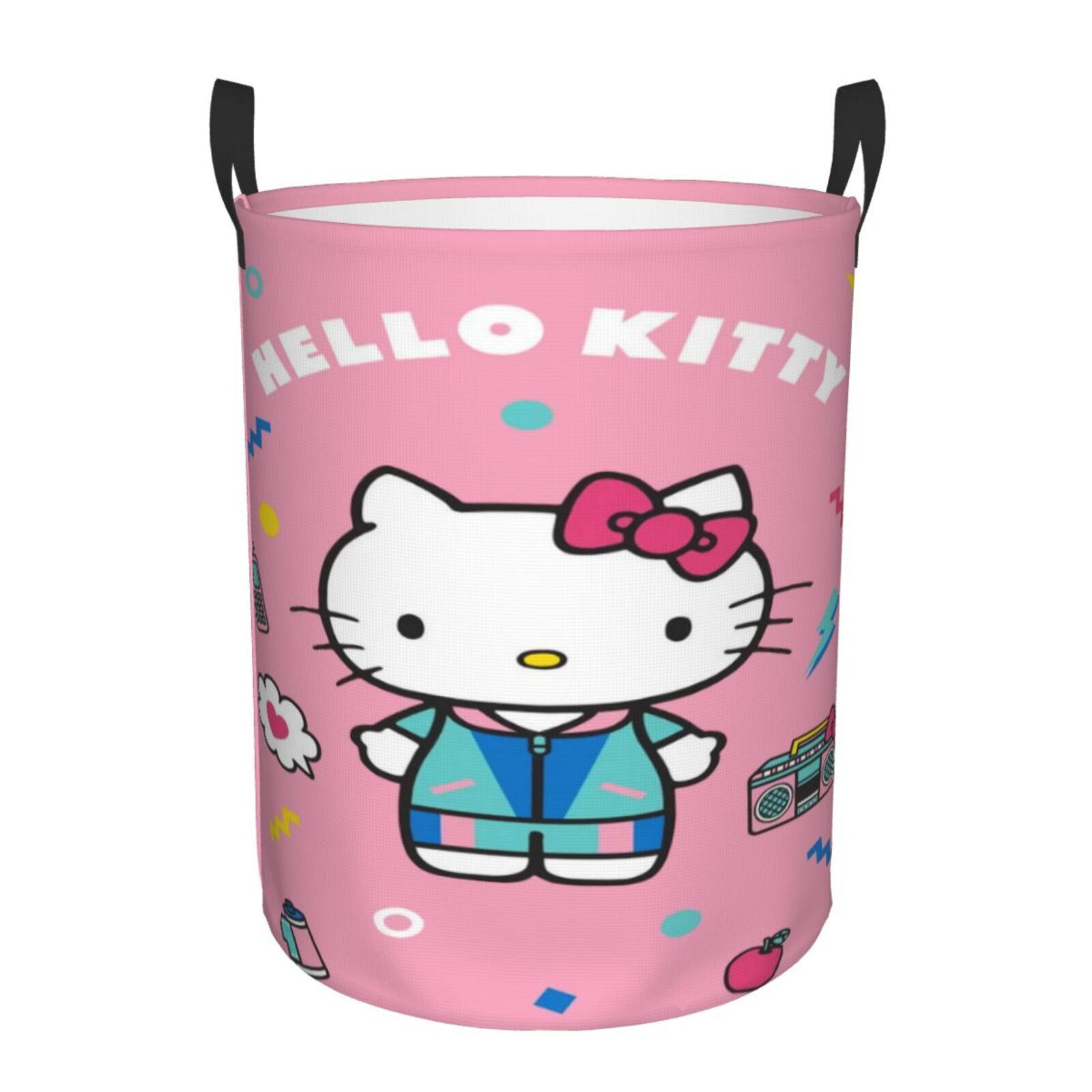 Hello Kitty Laundry Hamper Laundrys Basket Waterproof Durable Portable