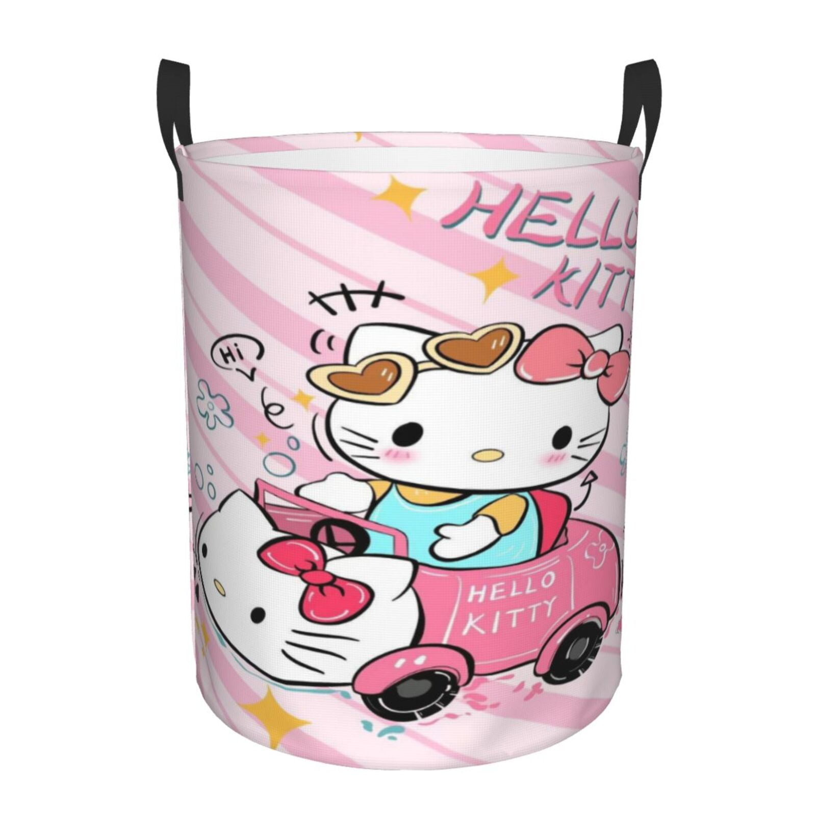 Hello Kitty Laundry Hamper Laundrys Basket Waterproof Durable Portable