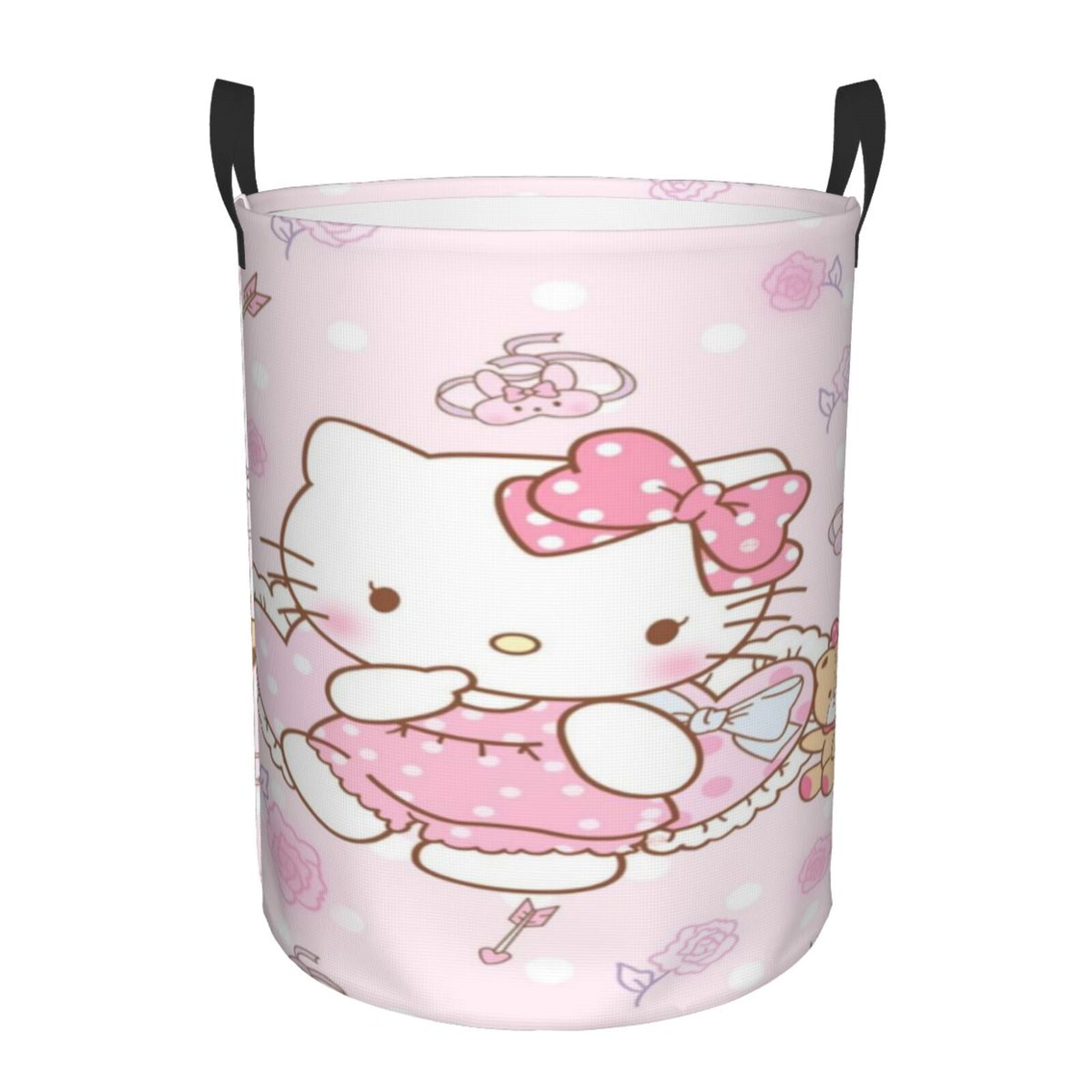 Hello Kitty Laundry Hamper Laundrys Basket Waterproof Durable Portable