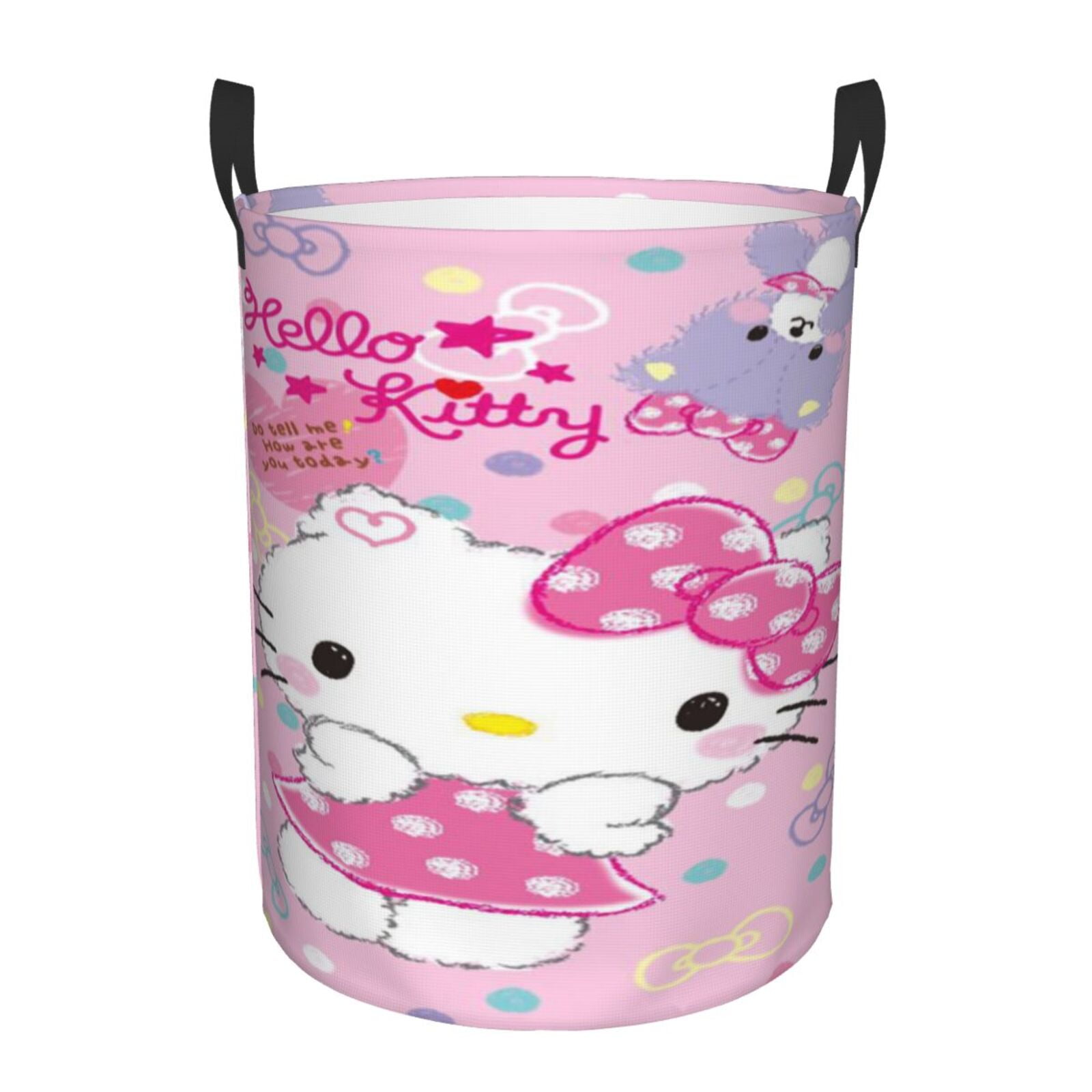 Hello Kitty Laundry Hamper Laundrys Basket Waterproof Durable Portable
