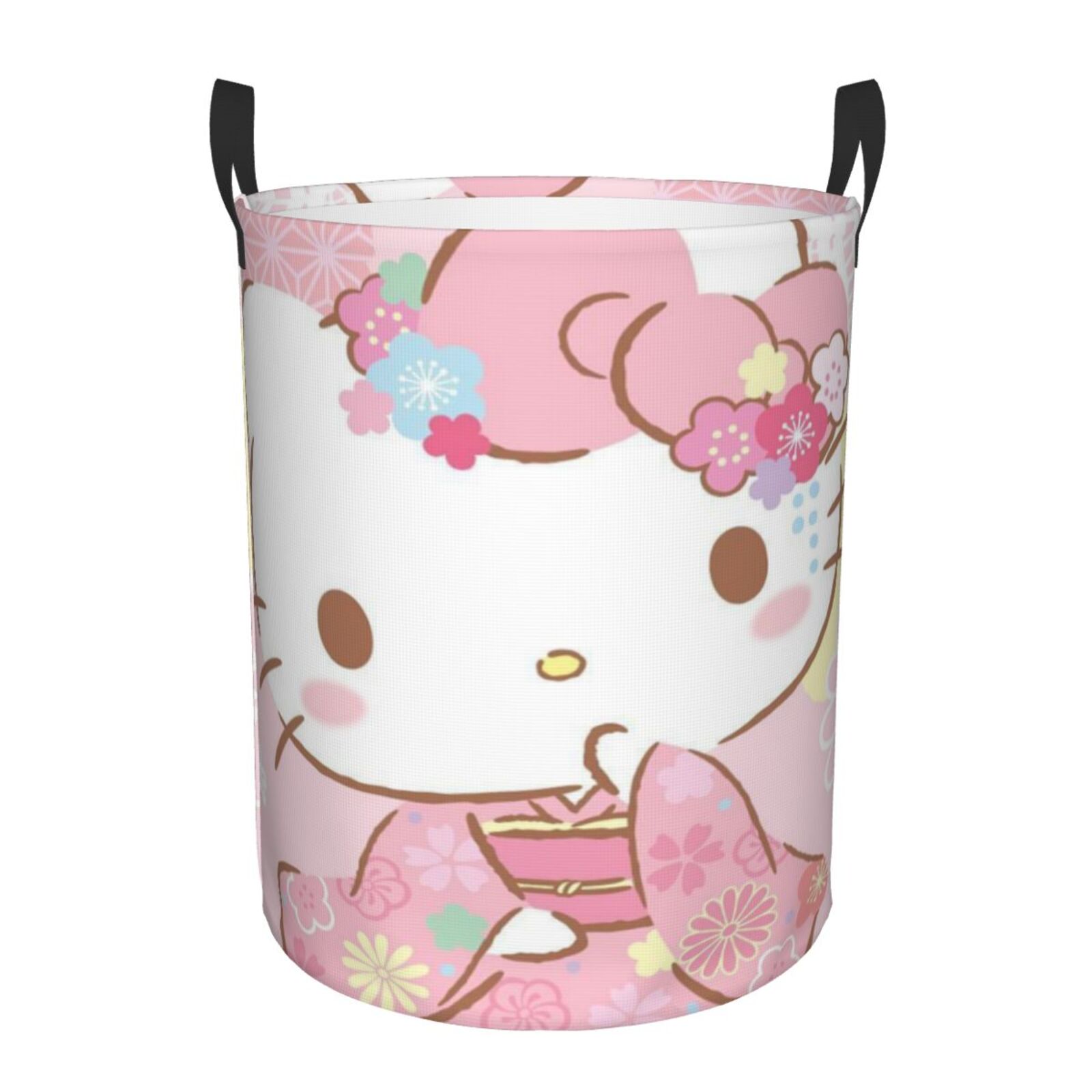 Hello Kitty Laundry Hamper Laundrys Basket Waterproof Durable Portable
