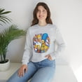 thumbnail image 1 of Hello Kitty Like Simsons Unisex Heavy Blend™ Crewneck Sweatshirt, 1 of 5