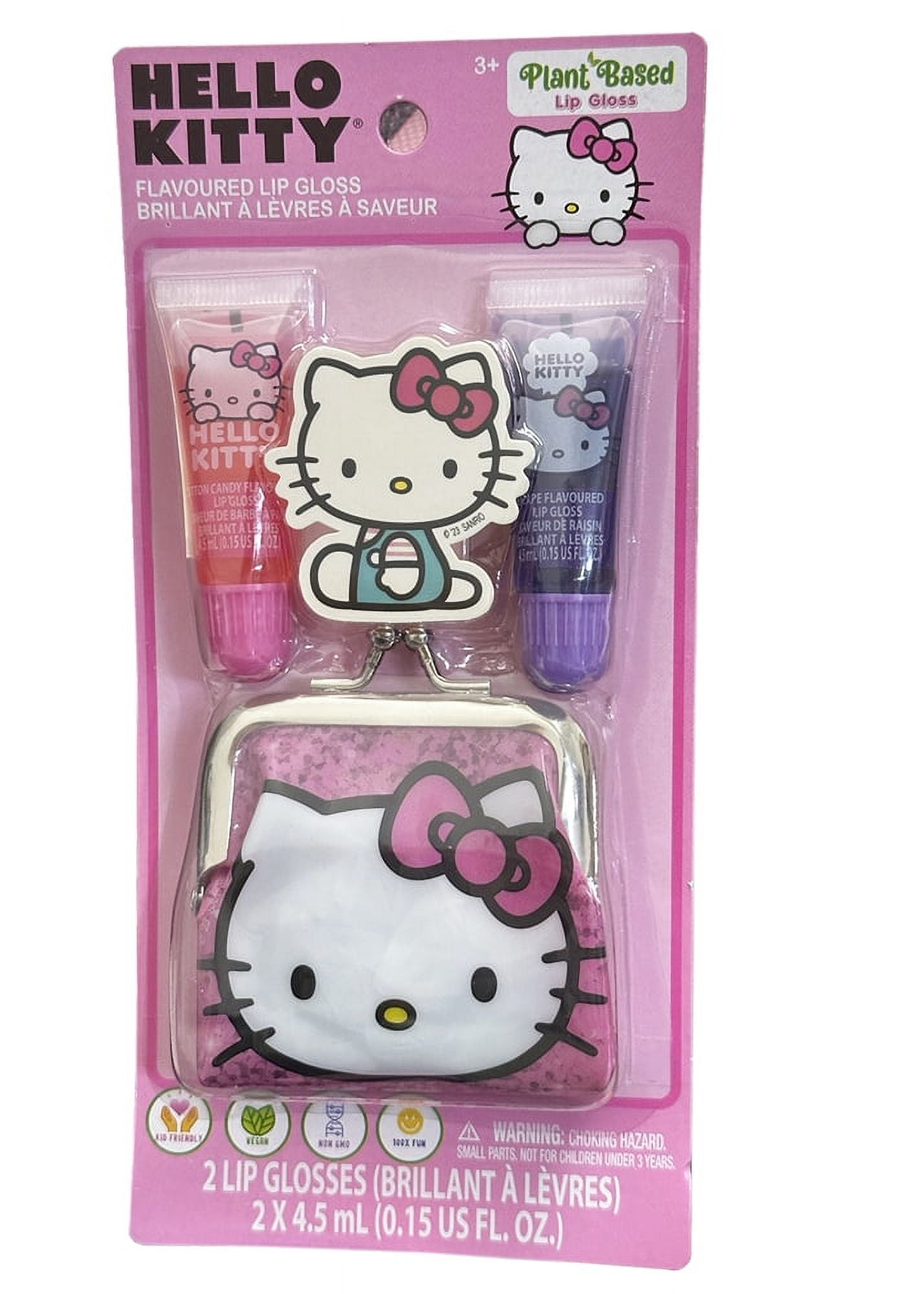 Hello Kitty Lip Gloss With Coin Purse Set