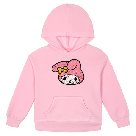 Hello Kitty Little Girls' Fleece Hoodie My Melody Pastel Pink